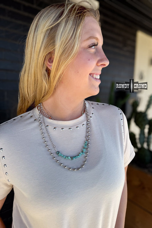 Turquoise Pearl Necklace