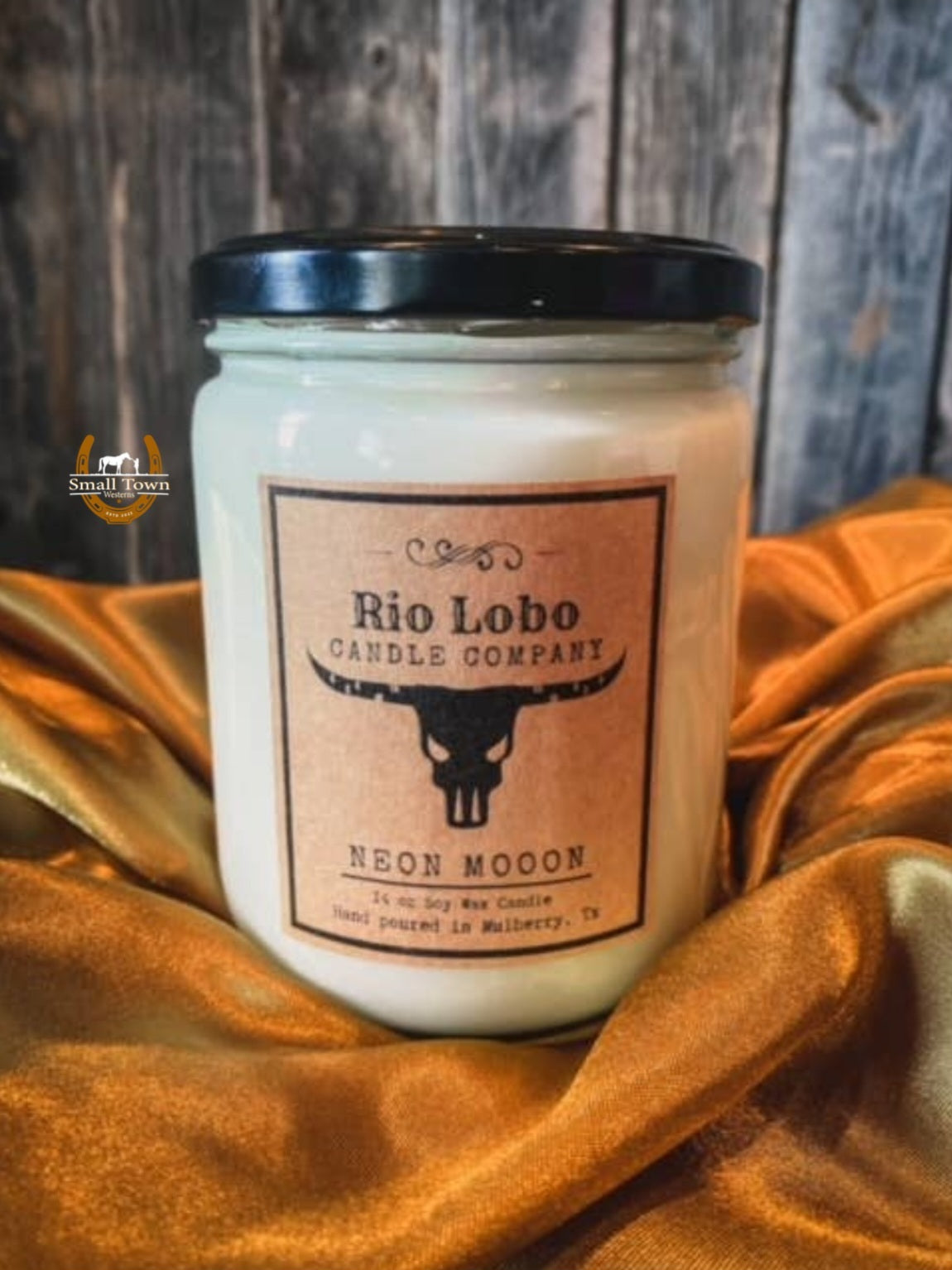 Neon Moon Candle | Western Cowgirl Scented Candle Home Decor