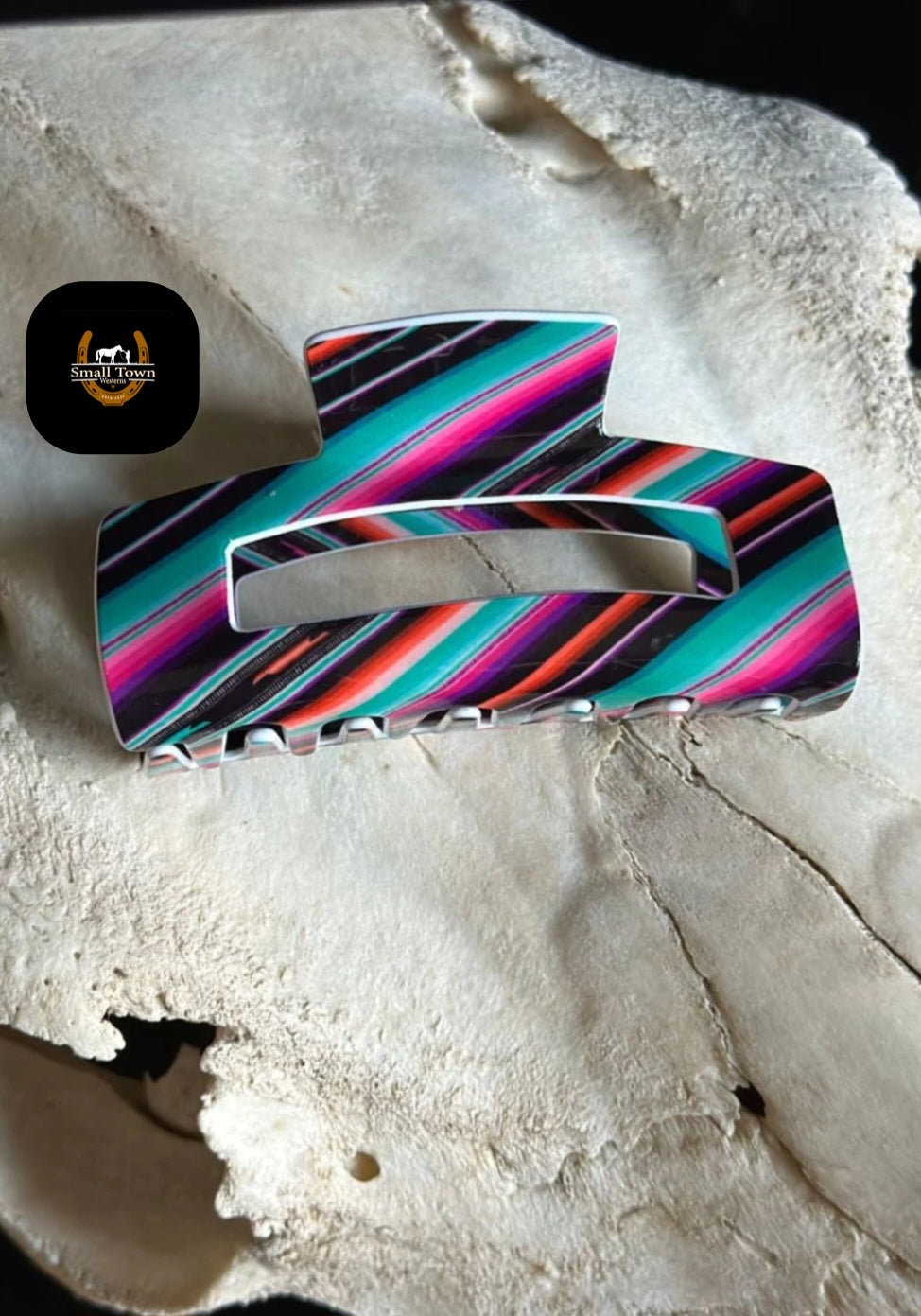 Sassy Girl Hair Clip | Western Cowgirl Serape Print Hair Clip