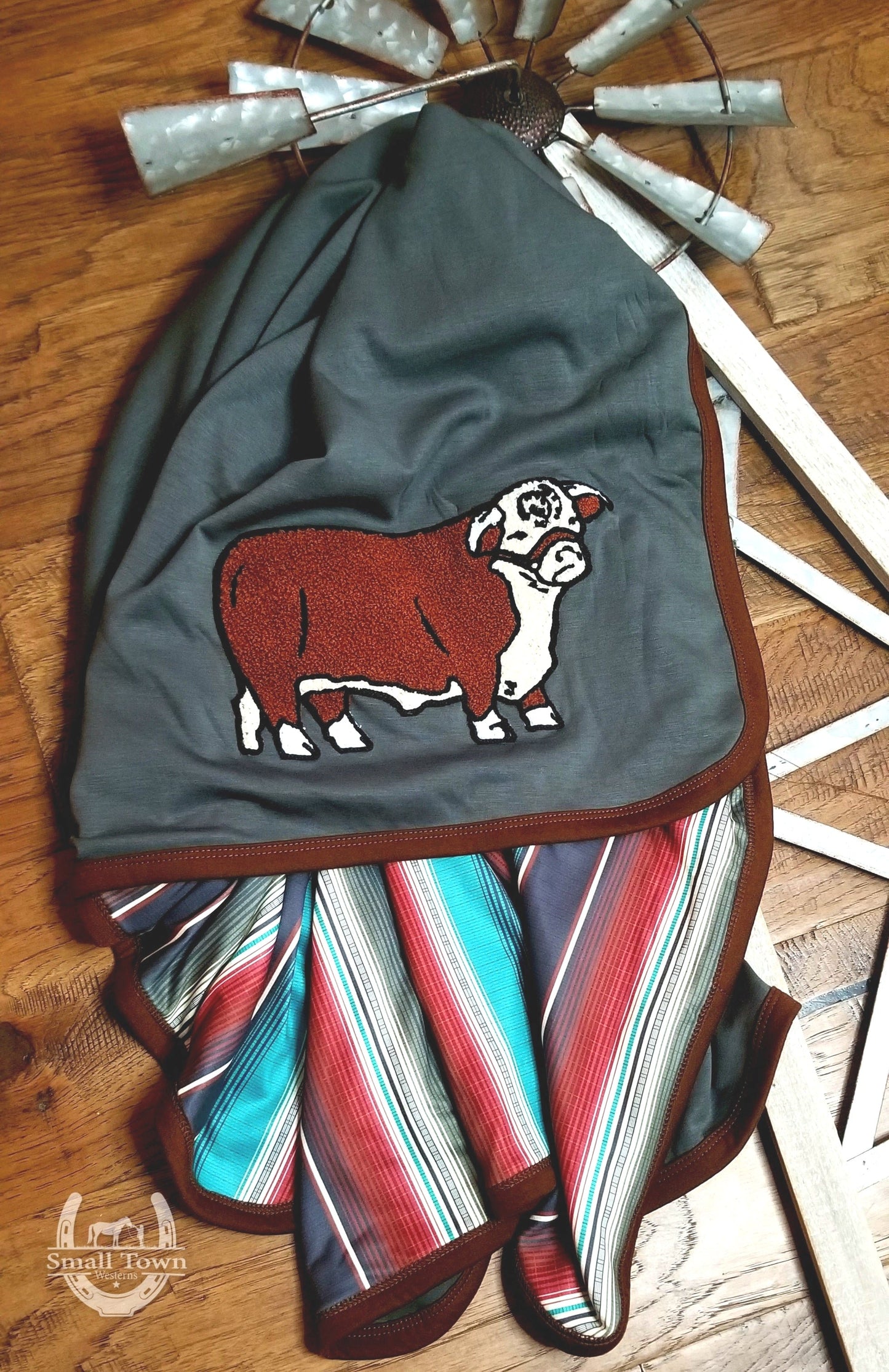 He's Bluffin Blanket | Western Cowgirl Soft Sherpa Blanket