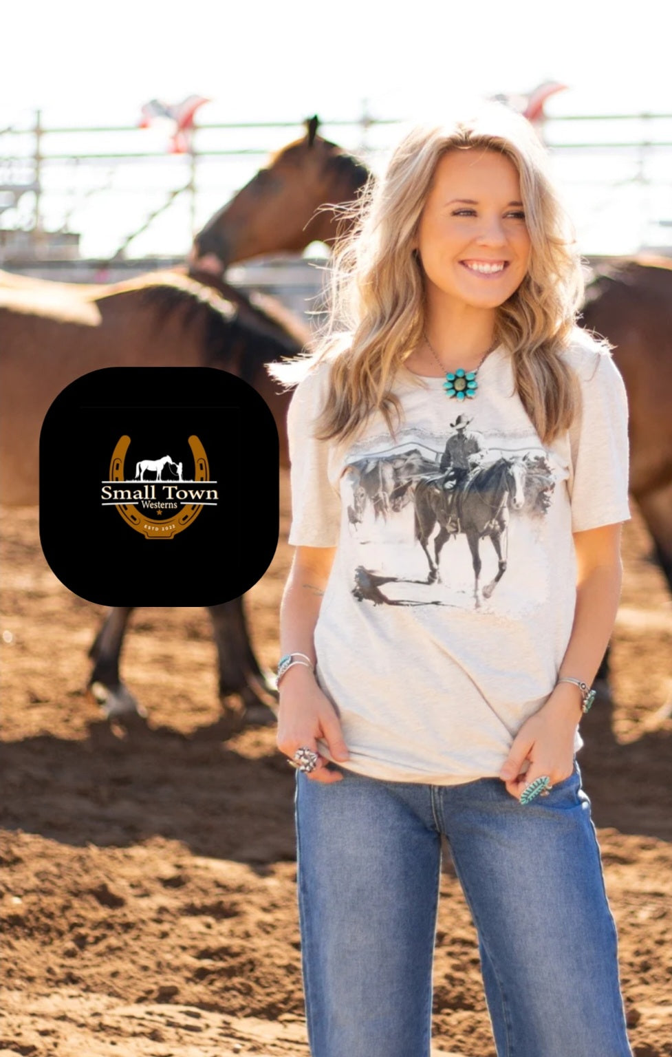 All In A Days Work Tee | Western Cowgirl Graphic Tee Brian Asher