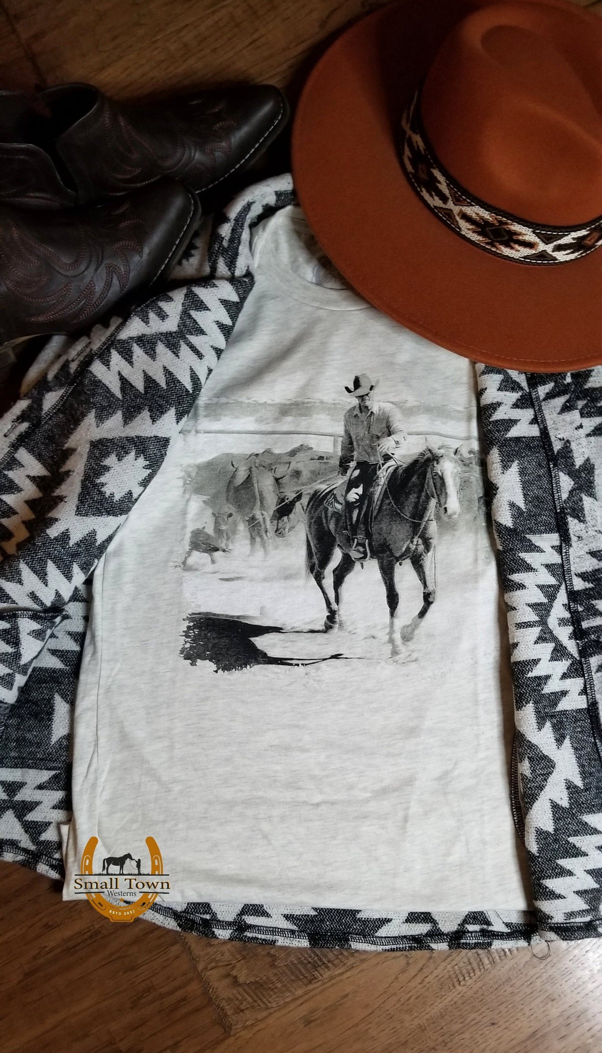 All In A Days Work Tee | Western Cowgirl Graphic Tee Brian Asher