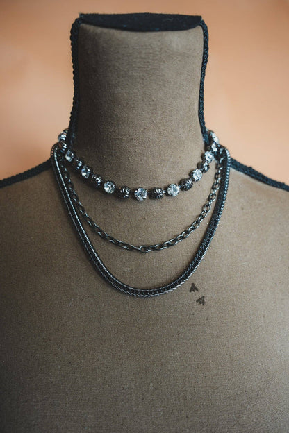 Too Fly 4 U Midnight Rider | Western Cowgirl Layered Necklace Set 3-Layer