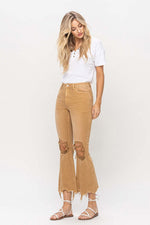 Load image into Gallery viewer, Copper Roads Cropped Jeans
