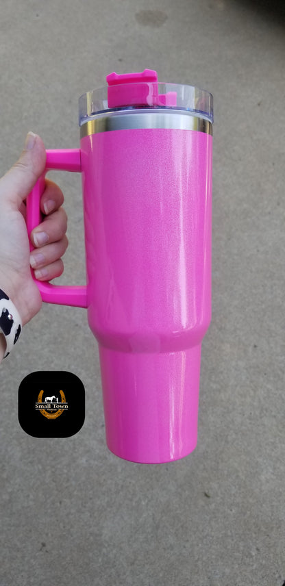 Iridescent Glitter Tumblers