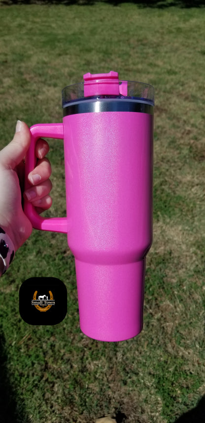 Iridescent Glitter Tumblers