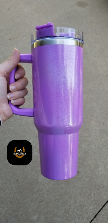 Iridescent Glitter Tumblers