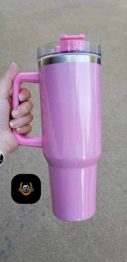 Iridescent Glitter Tumblers