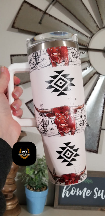 Longhorn 40oz Tumbler