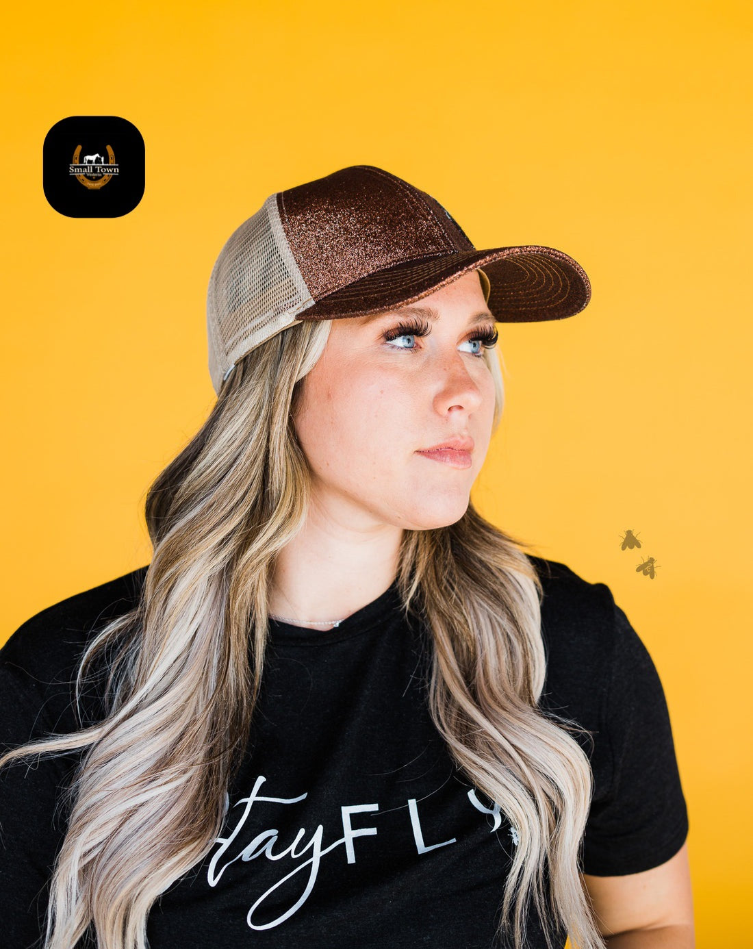 Bronc Shimmer Trucker Cap