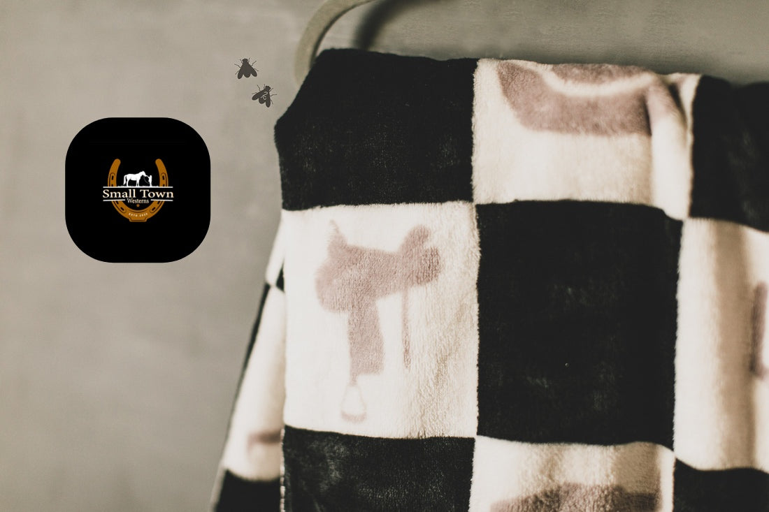 Square Up Sheriff Blanket - Adult | Western Checkered Soft Throw Blanket