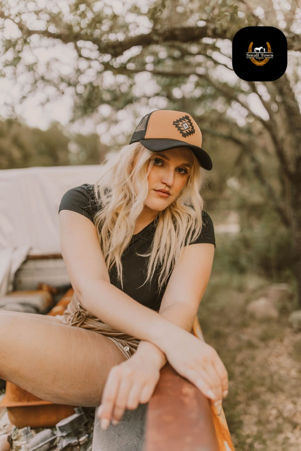 Neutral Aztec Trucker Cap