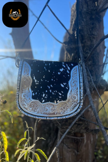 Buckle Babe Bag | Western Cowhide Leather Cowgirl Crossbody Bag