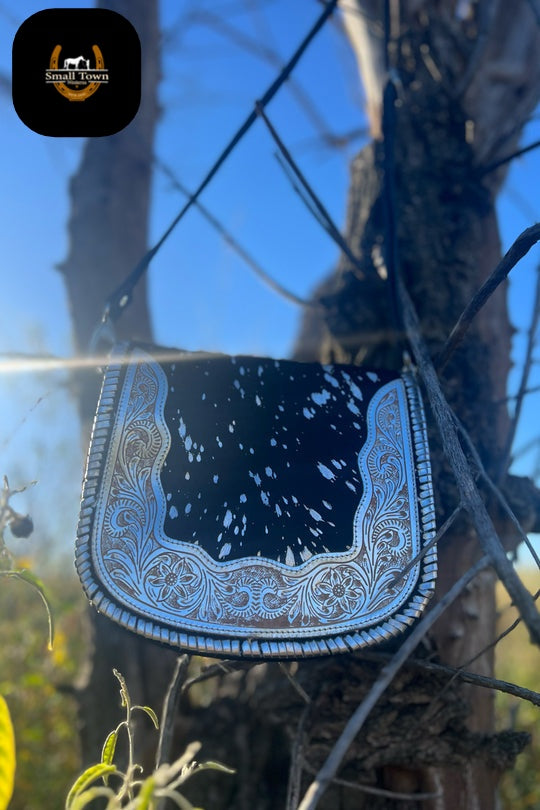 Buckle Babe Bag | Western Cowhide Leather Cowgirl Crossbody Bag