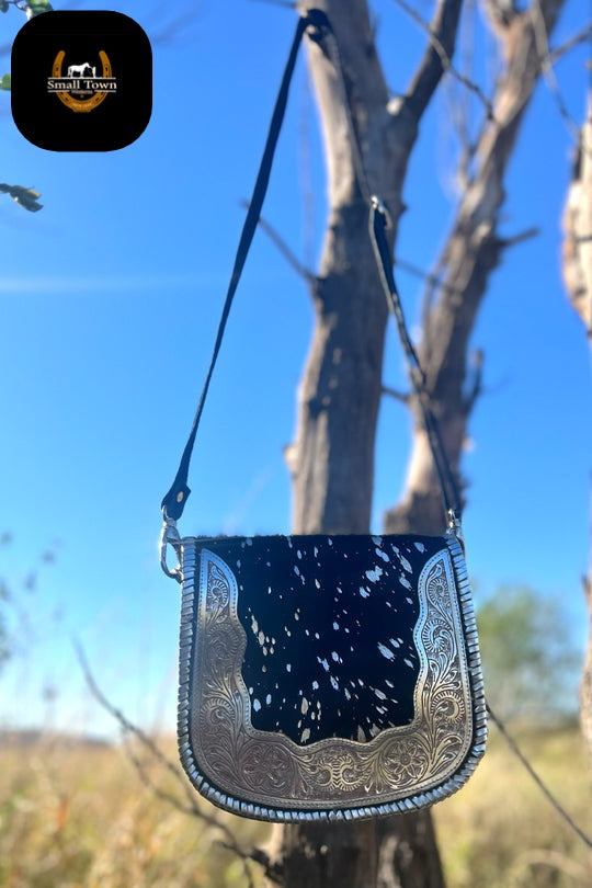 Buckle Babe Bag | Western Cowhide Leather Cowgirl Crossbody Bag