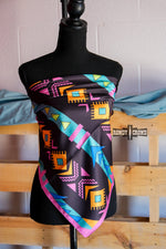 Load image into Gallery viewer, Women&#39;s scarf, Western Accessories, Western Apparel, Western Wholesale, unique wild rags, western wild rags, cowboy rags, cowboy scarf, Wholesale Accessories, Wholesale Apparel, colorful wild rags, bright wild rags, boho western, boho wild rag, patterned wild rags, neon wild rags

