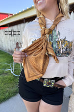 Load image into Gallery viewer, MUSTARD Paisley Creek Wild Rag
