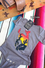 Load image into Gallery viewer, KIDS Bowie Bronc Onesie
