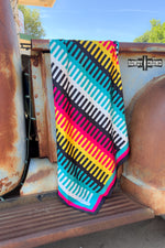 Load image into Gallery viewer, Sassy Serape Wild Rag/ Scarf

