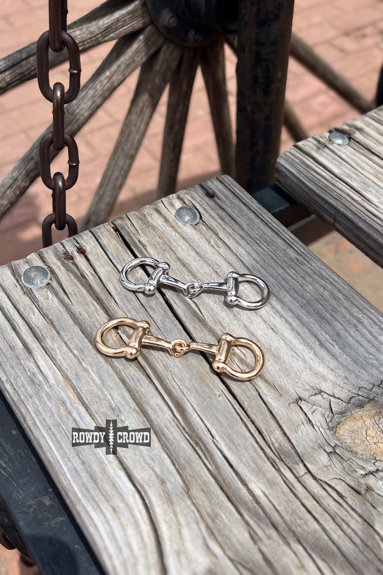 Snazzy Snaffle Scarf Slide | Western Cowgirl Snaffle Bit Metal Scarf Slide