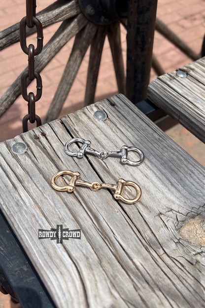 Snazzy Snaffle Scarf Slide | Western Cowgirl Snaffle Bit Metal Scarf Slide