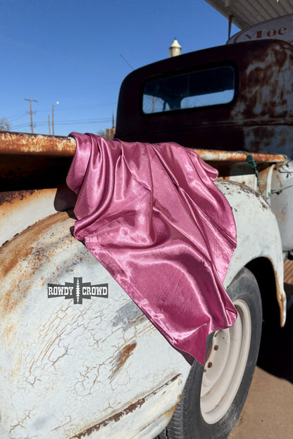 Wynonna Wild Rags | Solid Color Western Cowgirl Silk Scarf