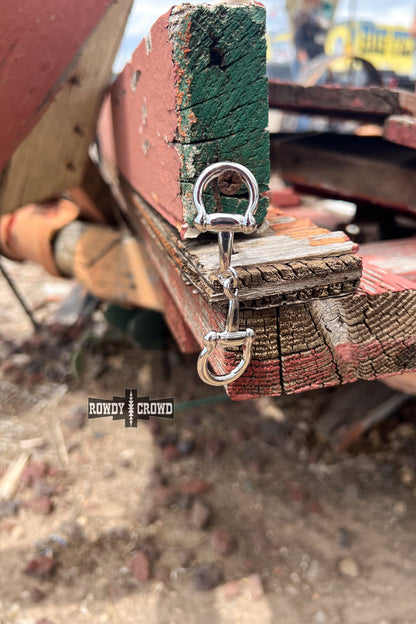 Snazzy Snaffle Scarf Slide | Western Cowgirl Snaffle Bit Metal Scarf Slide