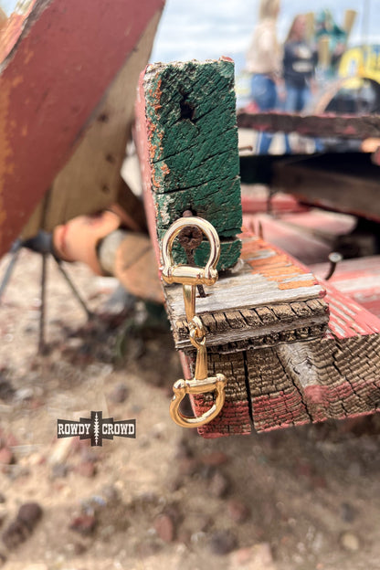 Snazzy Snaffle Scarf Slide | Western Cowgirl Snaffle Bit Metal Scarf Slide