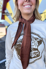 Load image into Gallery viewer, Pasadena Pleated Wild Rags | Western Pleated Cowgirl Scarf
