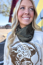 Load image into Gallery viewer, Pasadena Pleated Wild Rags | Western Pleated Cowgirl Scarf

