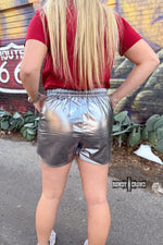 Load image into Gallery viewer, Marfa Metallic Shorts
