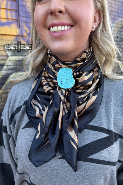 Rock Scarf Slides | Western Cowgirl Stone Scarf Slide Hair Accessory