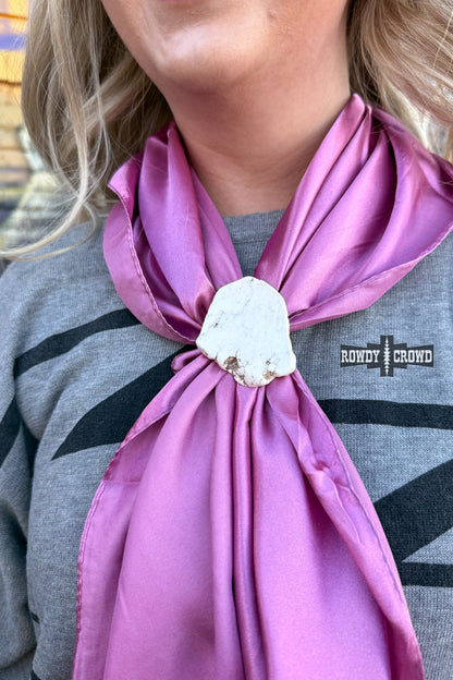 Rock Scarf Slides | Western Cowgirl Stone Scarf Slide Hair Accessory