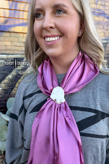 Rock Scarf Slides | Western Cowgirl Stone Scarf Slide Hair Accessory