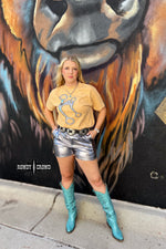 Load image into Gallery viewer, Marfa Metallic Shorts
