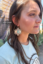 Load image into Gallery viewer, Odessa Aztec Earrings
