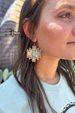 Load image into Gallery viewer, Odessa Aztec Earrings
