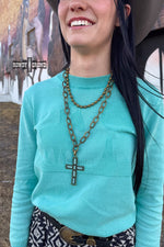 Load image into Gallery viewer, Cowgirl Cross Necklace
