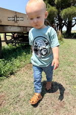 Load image into Gallery viewer, KIDS Happy Hereford Tee- BLUE
