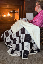 Load image into Gallery viewer, Cozy Checkered Blanket
