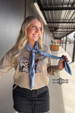 Load image into Gallery viewer, Wynonna Wild Rags | Solid Color Western Cowgirl Silk Scarf
