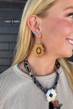 Load image into Gallery viewer, Aztec Cowgirl Earrings
