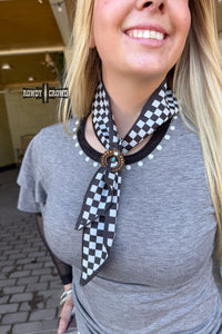 Cowboy Checkered Scarf