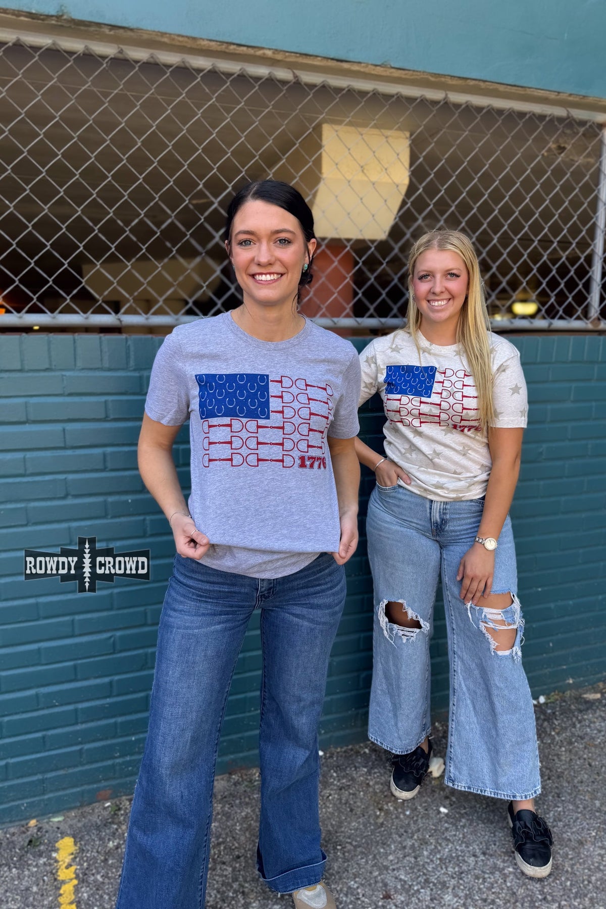 Bit of Freedom Tee- Gray