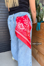 Load image into Gallery viewer, SMALL Buffalo Bandana Wild Rags
