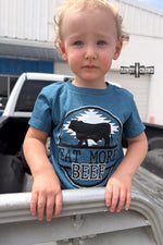 Load image into Gallery viewer, KIDS Eat More Beef Tee
