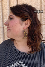 Load image into Gallery viewer, Buckeye Boot Earrings
