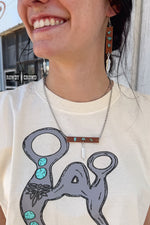 Load image into Gallery viewer, Turquoise Trail Necklace
