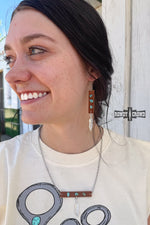 Load image into Gallery viewer, Turquoise Trail Earrings
