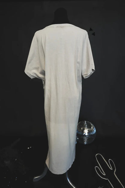 Yeepee Ye Haw Dress | Western Cowgirl Graphic Maxi T-Shirt Dress
